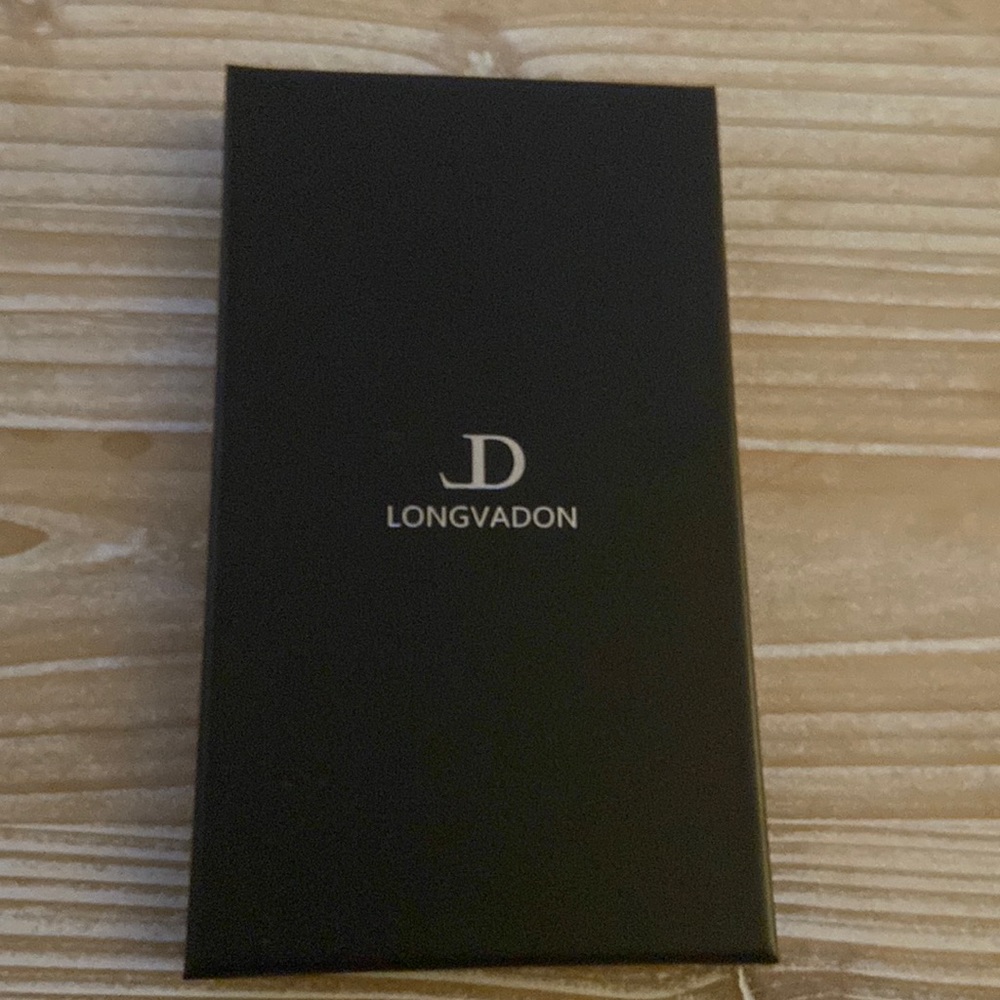 Longvadon Genuine Italian Alcantara iPhone 11 Pro case NEW Mediterranean Blue